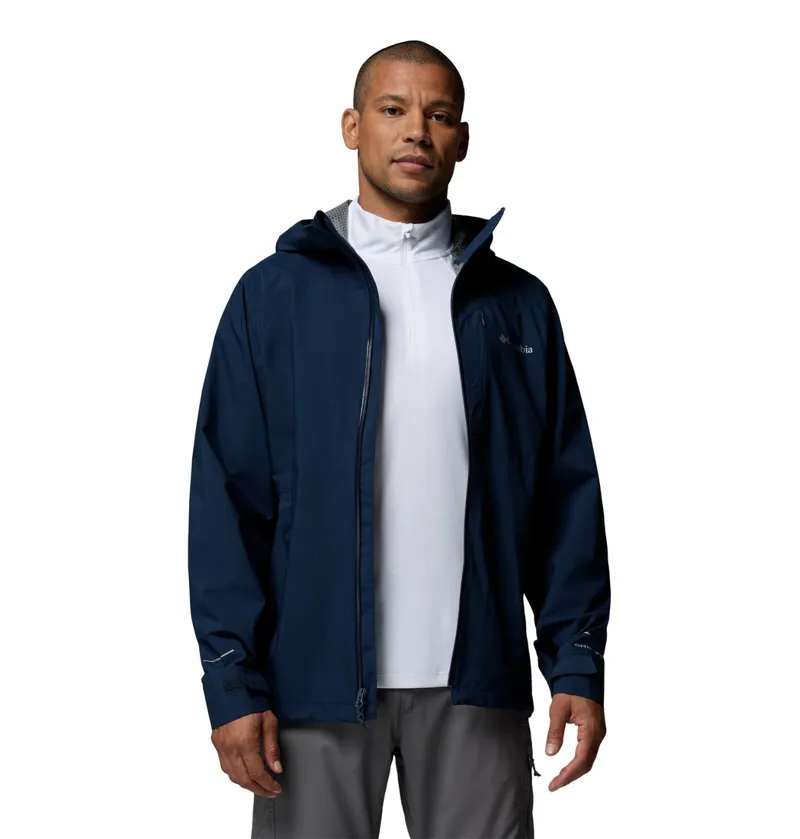 Columbia Trailborne 2.5L Shell Waterproof Jacket Mens in Collegiate Navy-3