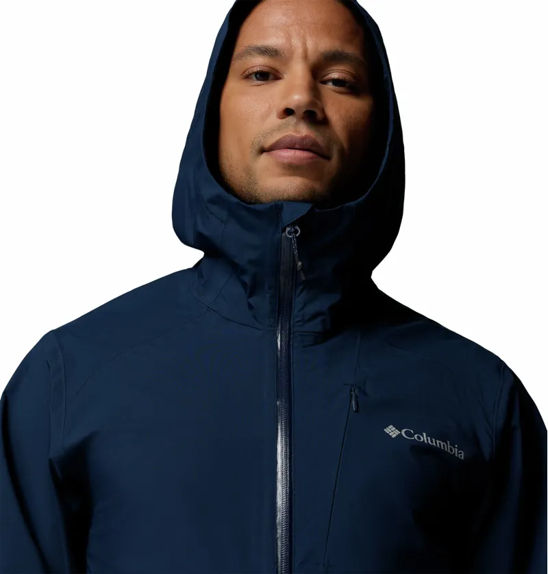 Columbia Trailborne 2.5L Shell Waterproof Jacket Mens in Collegiate Navy-8