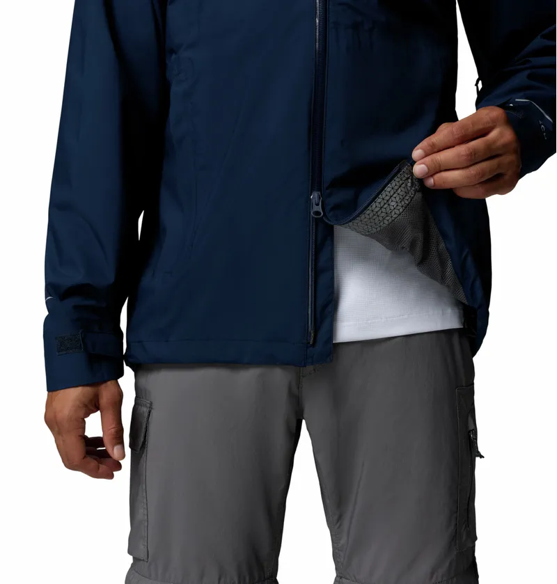 Columbia Trailborne 2.5L Shell Waterproof Jacket Mens in Collegiate Navy-6