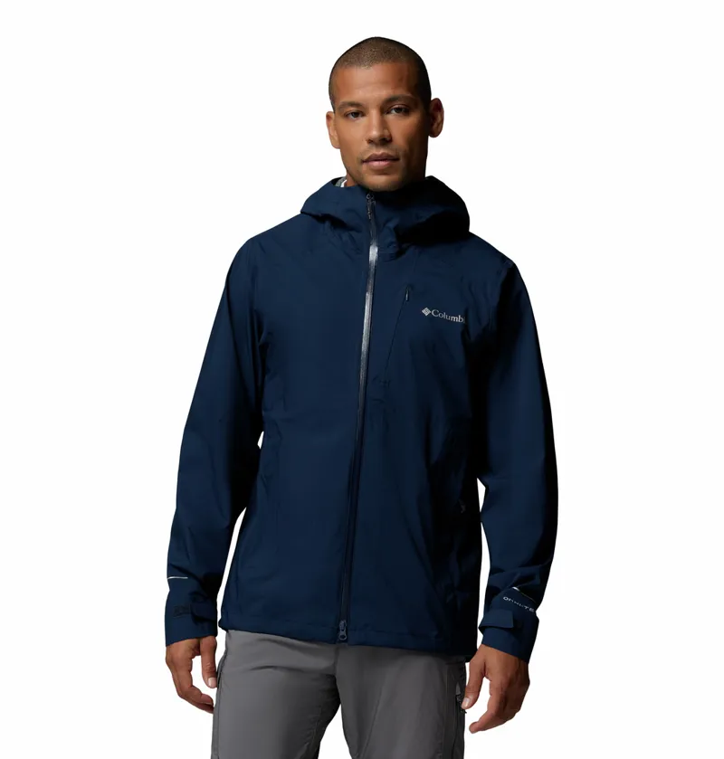 Columbia Trailborne 2.5L Shell Waterproof Jacket Mens in Collegiate Navy