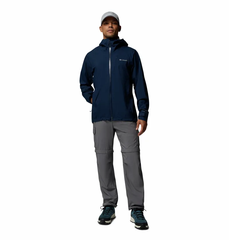 Columbia Trailborne 2.5L Shell Waterproof Jacket Mens in Collegiate Navy-11