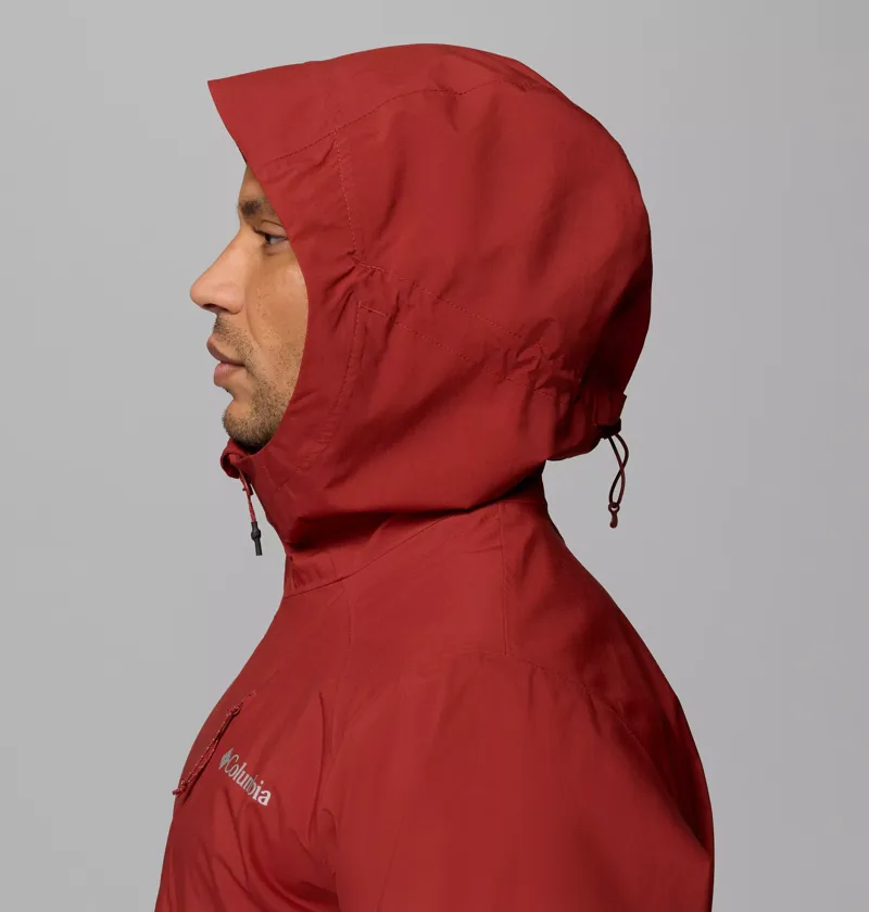 Columbia Trailborne 2.5L Waterproof Shell Jacket Mens in Red Oxide-5
