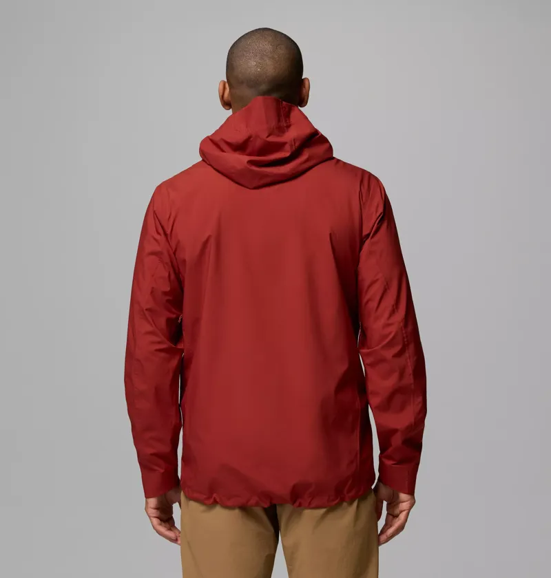 Columbia Trailborne 2.5L Waterproof Shell Jacket Mens in Red Oxide-3