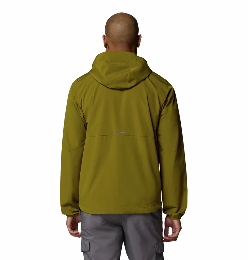 Columbia Tall Heights III Hooded Softshell Jacket Mens in Mossy Green-1