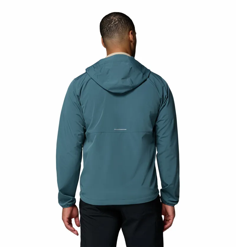 Columbia Tall Heights III Hooded Softshell Jacket Mens in Everblue/Shark-7