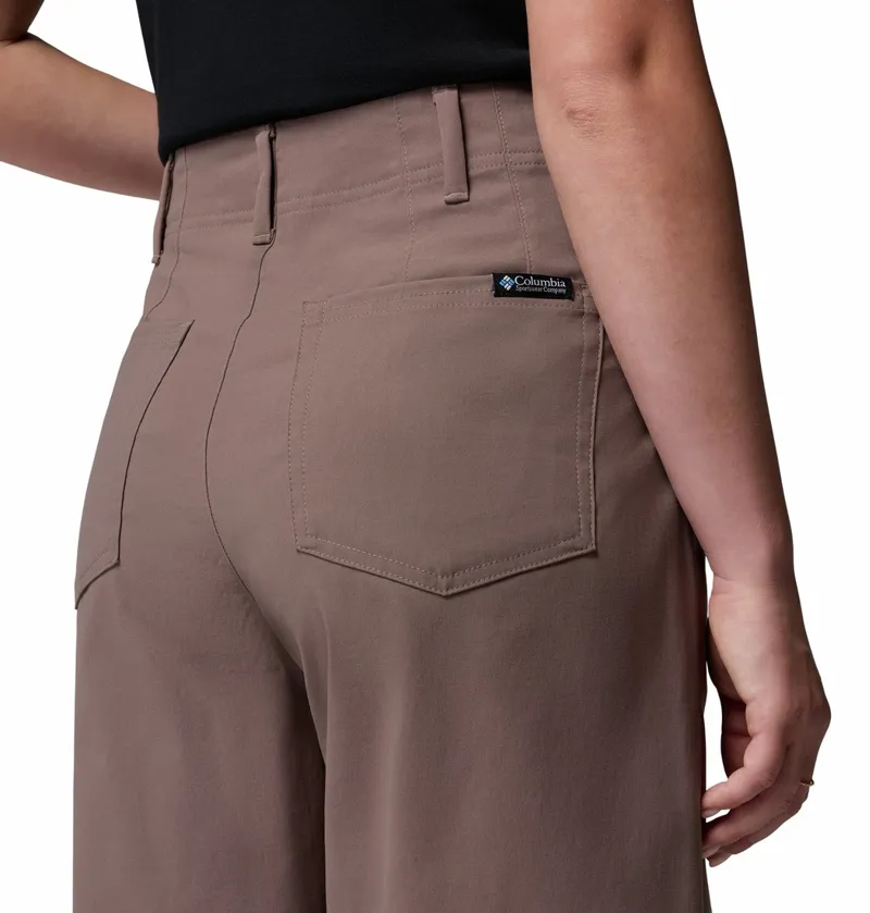 Columbia ROC Tech Wide Leg Pant Womens in Iron-7