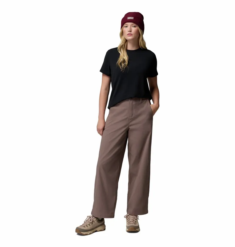 Columbia ROC Tech Wide Leg Pant Womens in Iron-2
