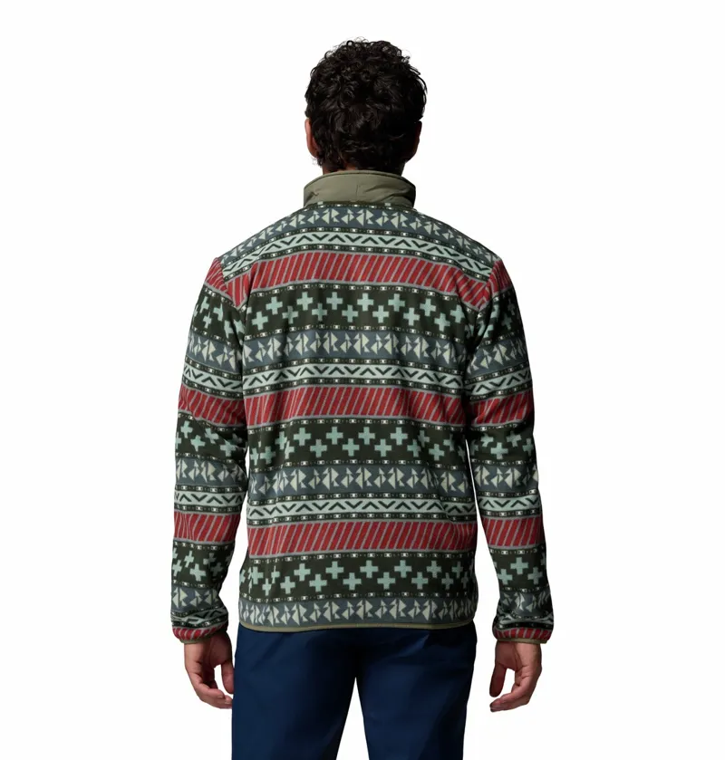 Columbia Sequoia Grove II Full Zip Printed Fleece Mens in Greenscape-2