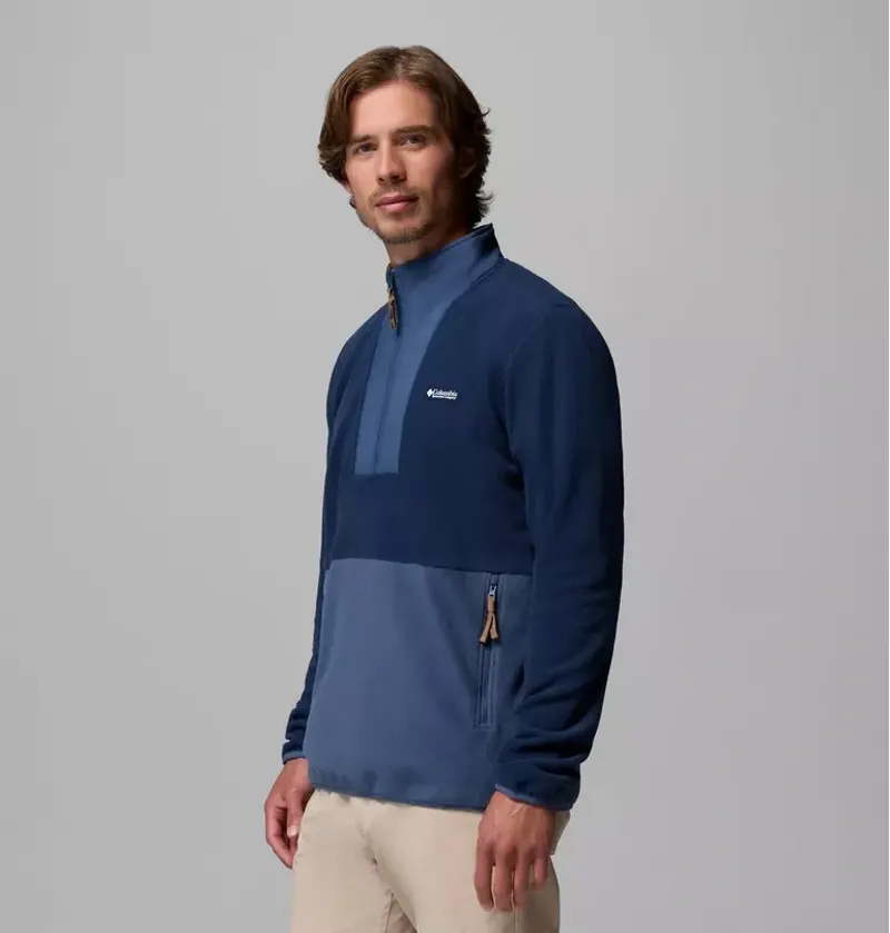 Columbia Sequoia Grove II Half Zip Fleece Mens in Collegiate Navy-3