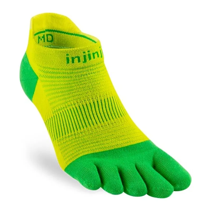 Injinji Run Lightweight No Show Unisex in Clover