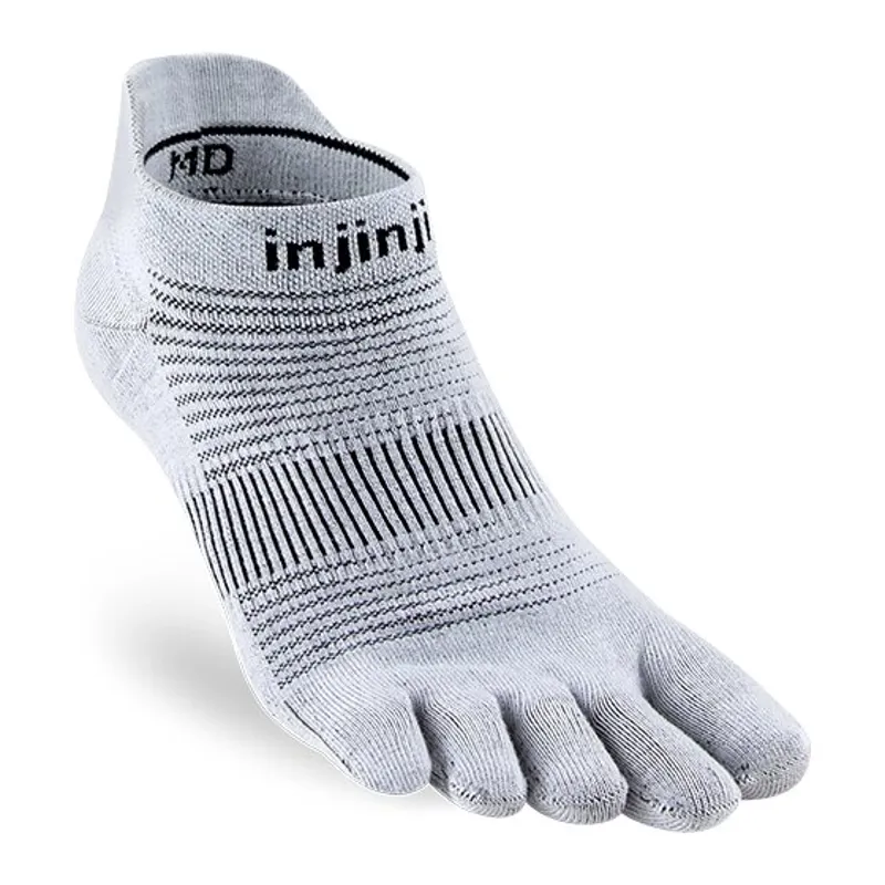 Injinji Run Lightweight No Show Unisex in Gray