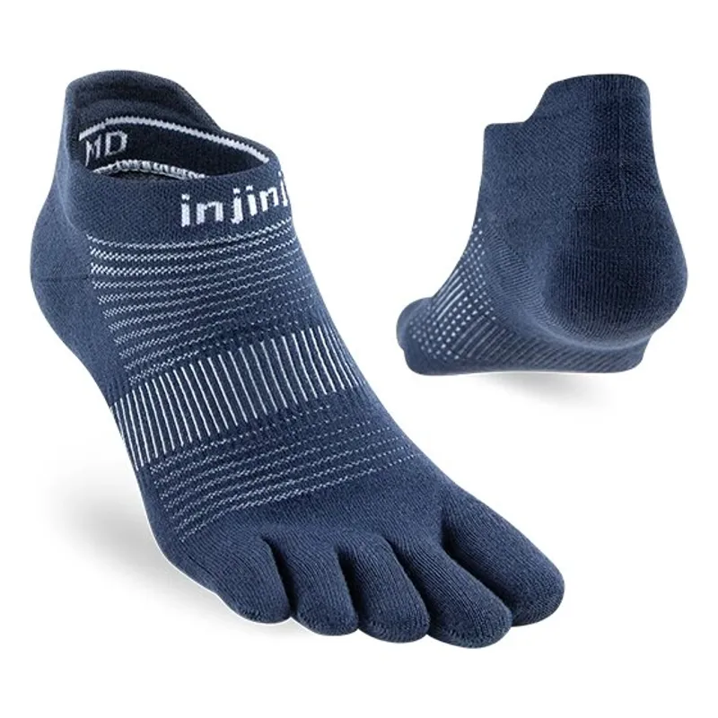 Injinji Run Lightweight No Show Unisex in Navy-1