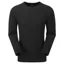 Keela Merino Long Sleeve Round Neck Top Mens in Black