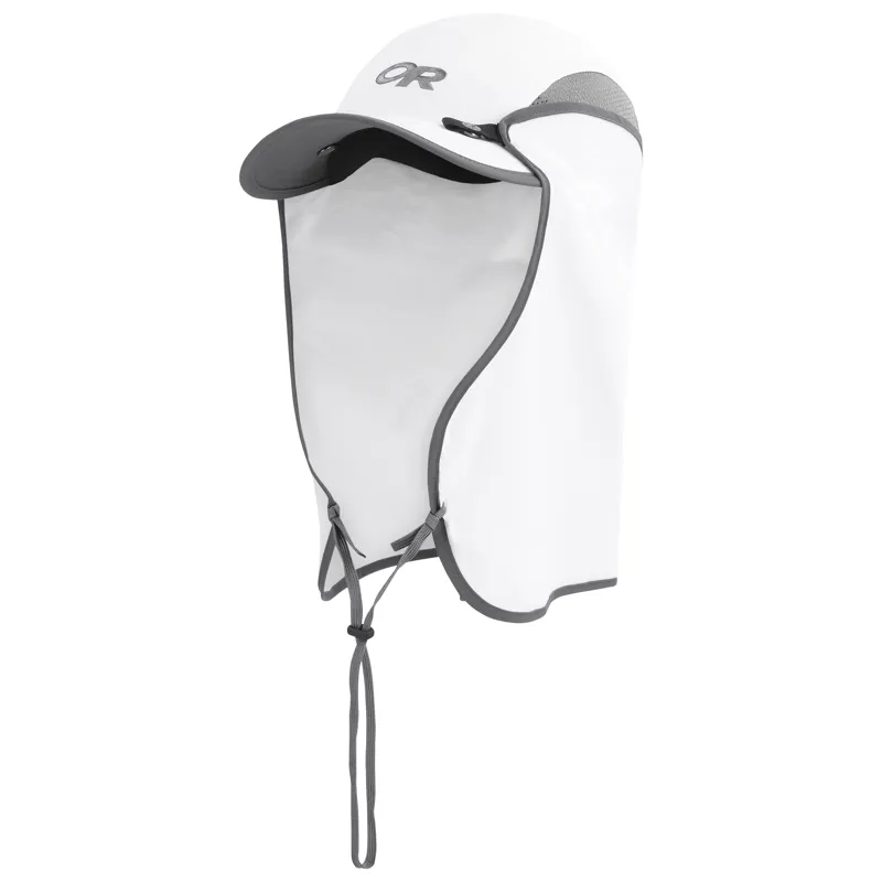Outdoor Research Sun Runner Cap in White/Dark Grey