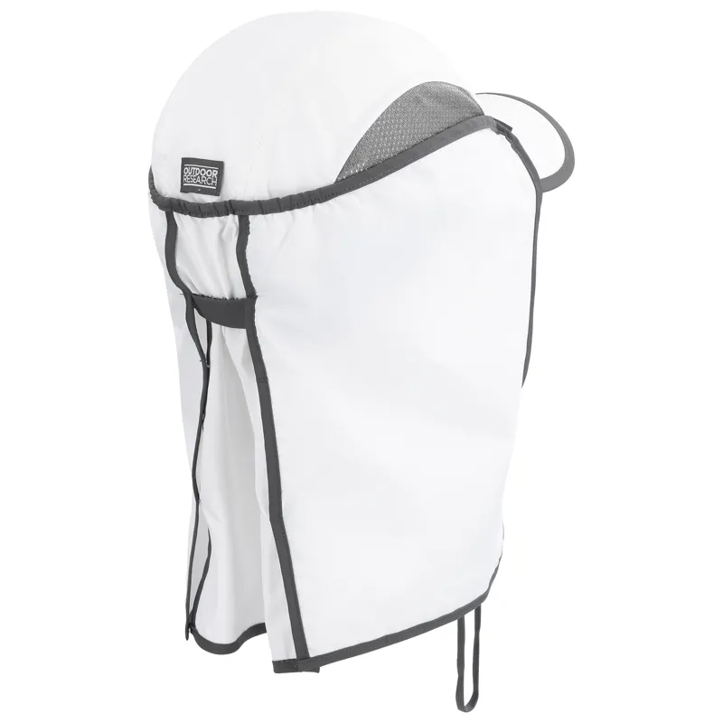 Outdoor Research Sun Runner Cap in White/Dark Grey-1