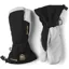 Hestra Army Leather Gore-Tex 3 Finger Glove in Black/Natural Grey