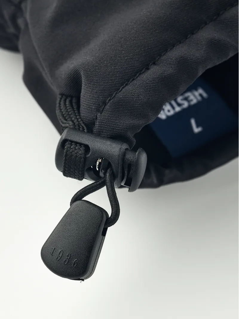 Hestra CZone Contact Gauntlet 5 Finger in Black-4
