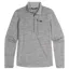 Outdoor Research Vigor Grid Fleece Half Zip Mens in Grey Heather