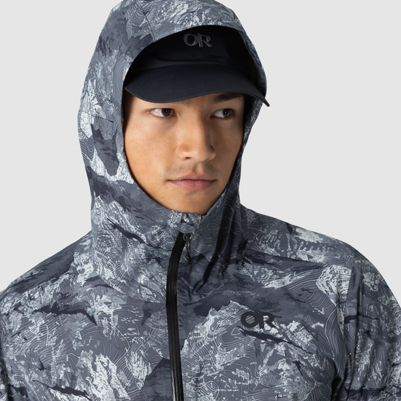 Outdoor Research Stratoburst Stretch Rain Jacket Mens in Sedona-8