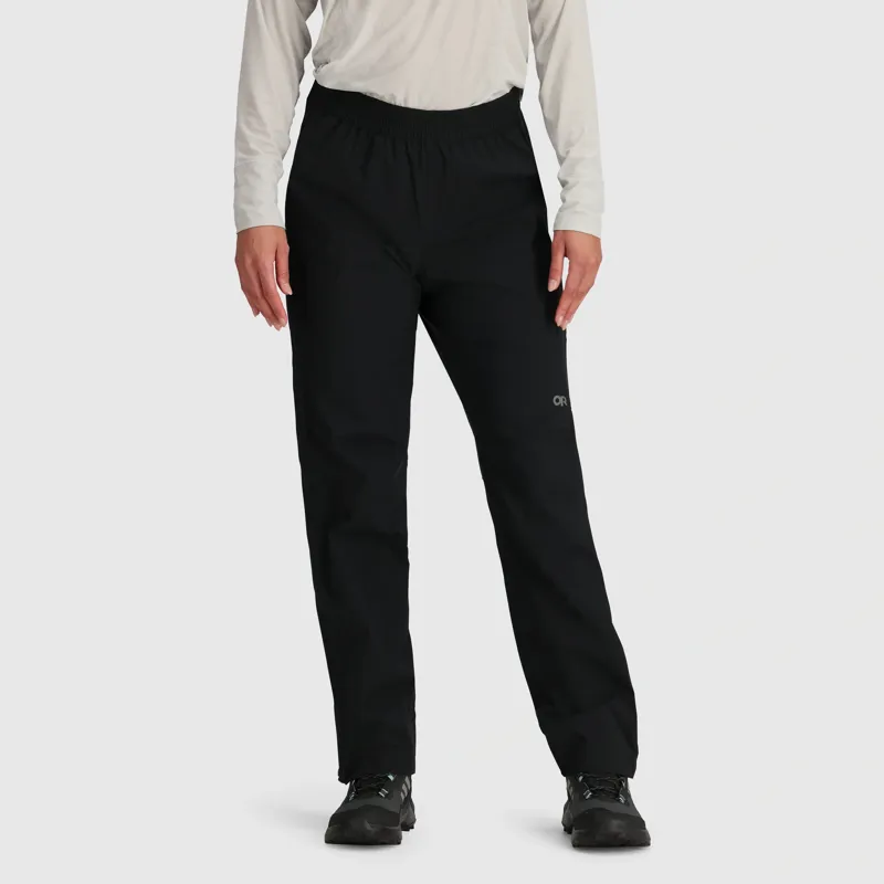 Outdoor Research Stratoburst Stretch Rain Pants Womens in Black-1