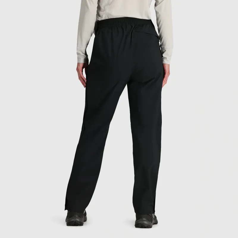 Outdoor Research Stratoburst Stretch Rain Pants Womens in Black-3