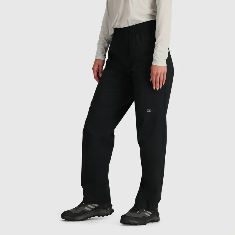 Outdoor Research Stratoburst Stretch Rain Pants Womens in Black-2