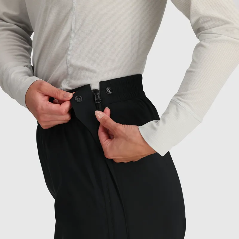 Outdoor Research Stratoburst Stretch Rain Pants Womens in Black-5