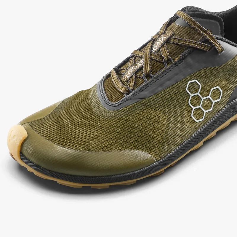 Vivo Barefoot Primus Trail Flow Mens in Dark Olive/Gum-5