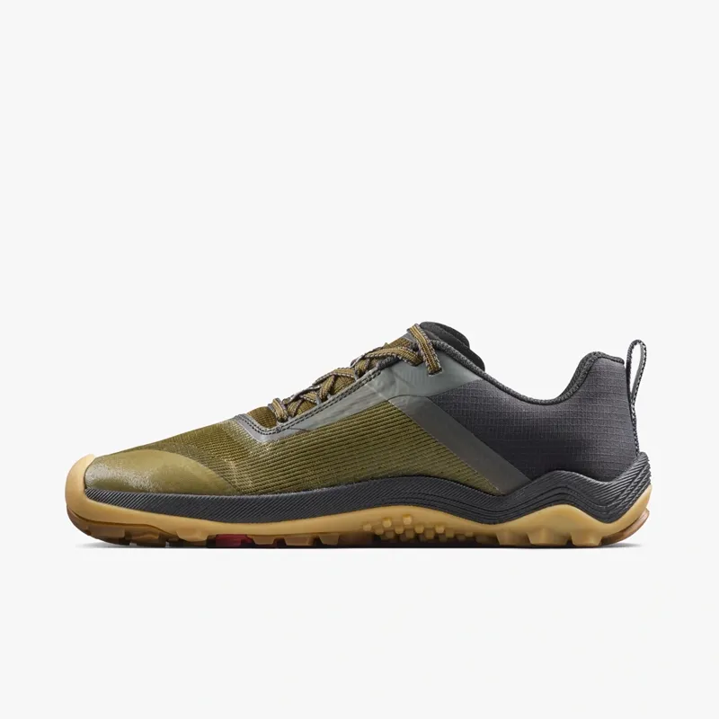 Vivo Barefoot Primus Trail Flow Mens in Dark Olive/Gum-3