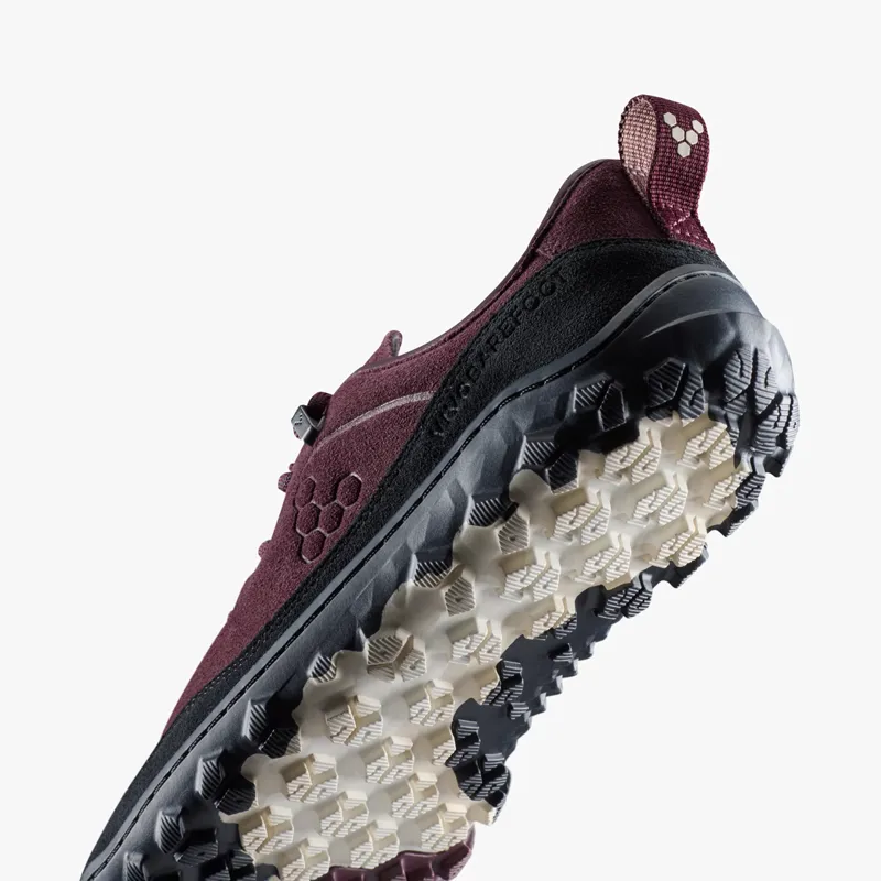 Vivo Barefoot Tracker Leather AT Low II Suede Mens in Fig-4