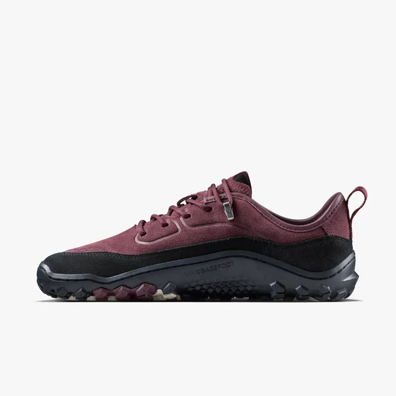 Vivo Barefoot Tracker Leather AT Low II Suede Mens in Fig-8