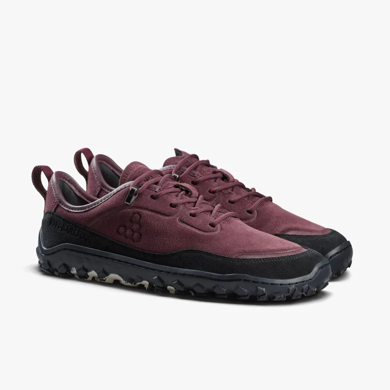 Vivo Barefoot Tracker Leather AT Low II Suede Mens in Fig-3