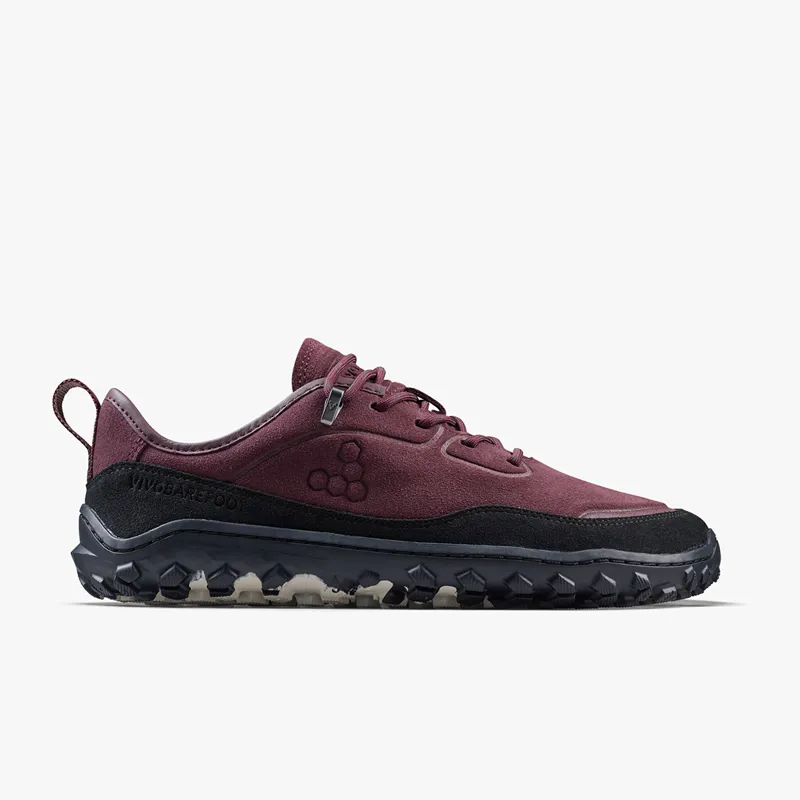Vivo Barefoot Tracker Leather AT Low II Suede Mens in Fig-6