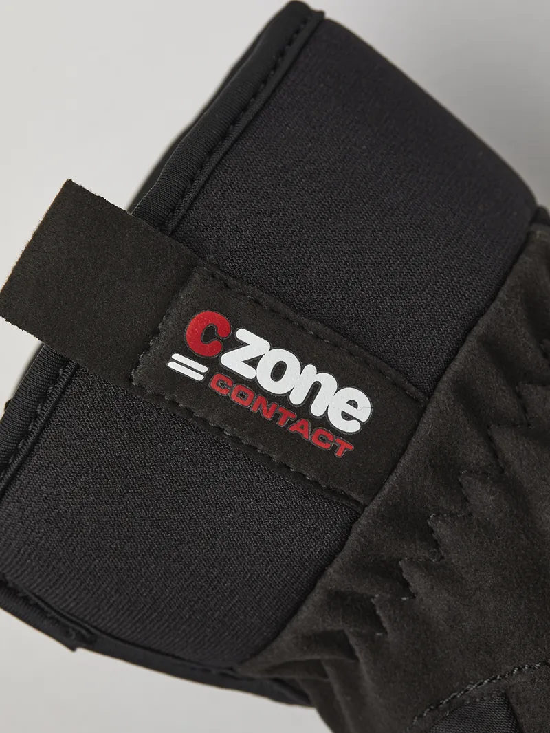 Hestra CZone Contact Glove 5 Finger in Black-1