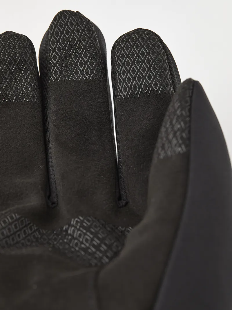 Hestra CZone Contact Glove 5 Finger in Black-2