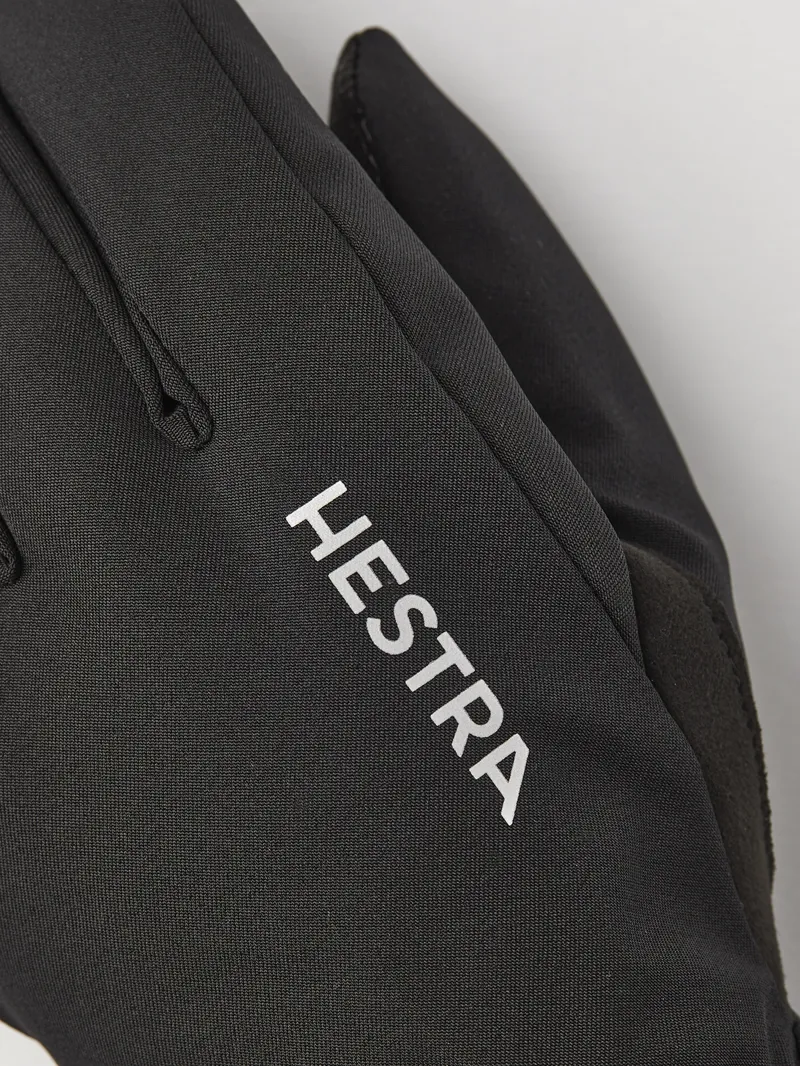 Hestra CZone Contact Glove 5 Finger in Black-3