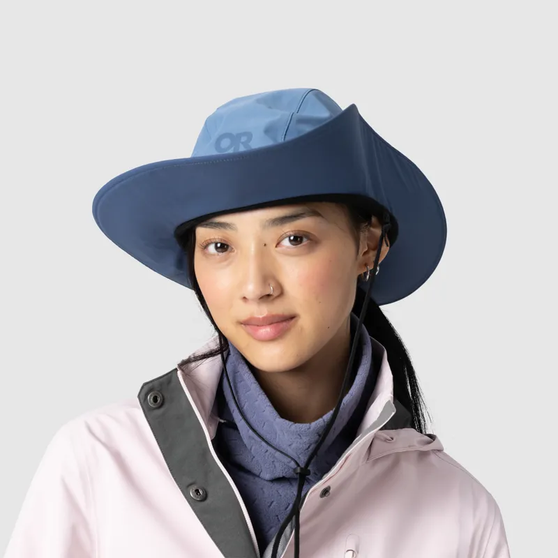 Outdoor Research Seattle Rain Hat in Ascent Blue/Skyline-2