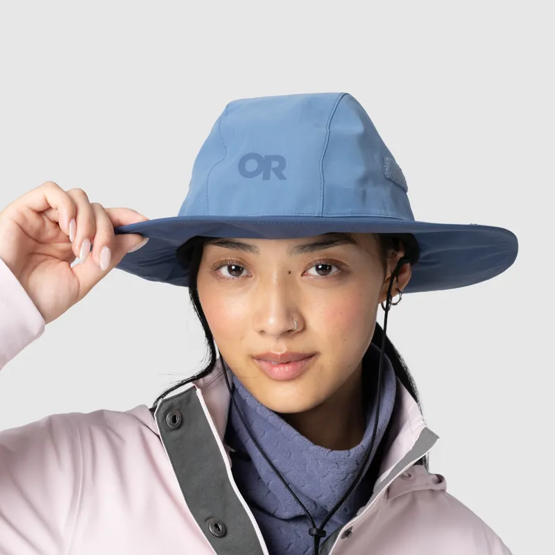 Outdoor Research Seattle Rain Hat in Ascent Blue/Skyline-3