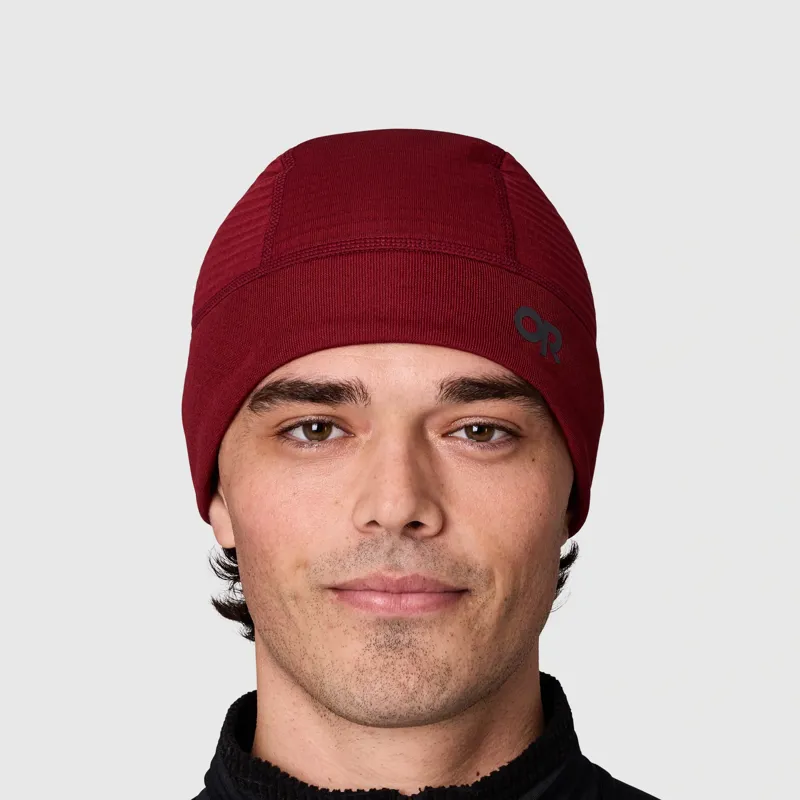 Outdoor Research Deviator Fleece Beanie in Vermillion-2