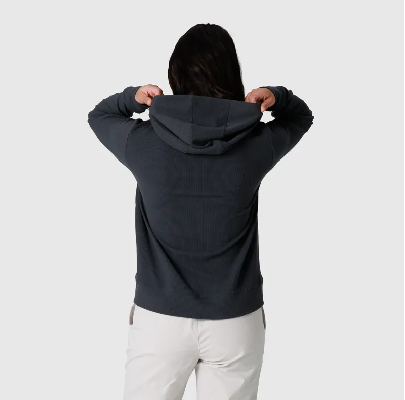 Outdoor Research Eclipse Waffle Hoodie Womens in Storm-2