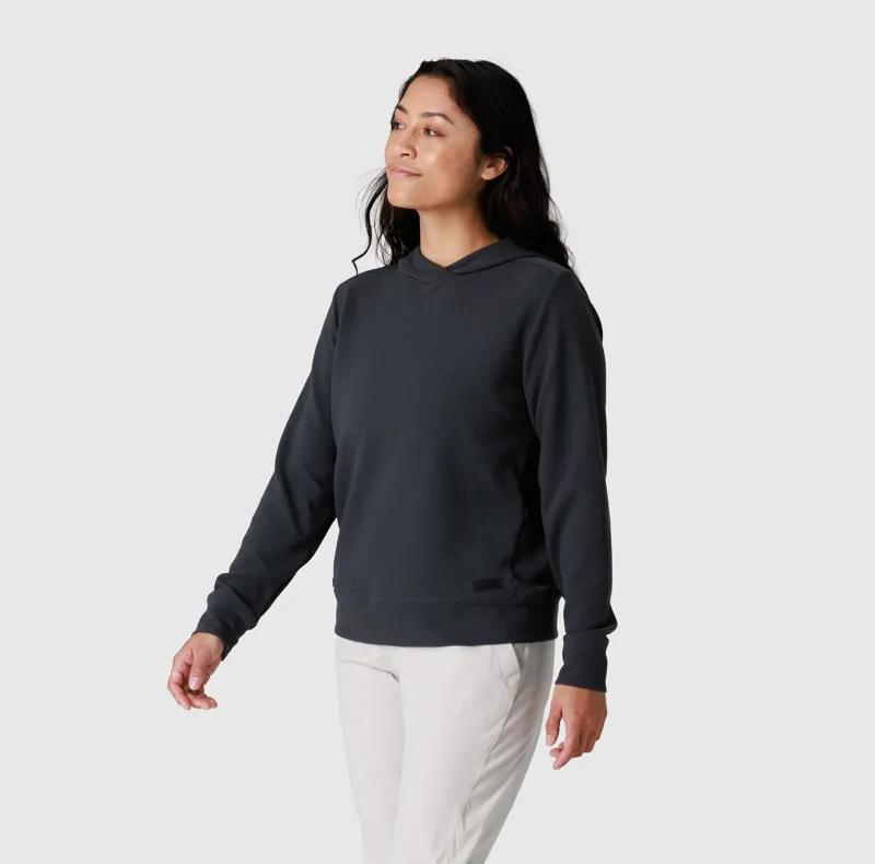 Outdoor Research Eclipse Waffle Hoodie Womens in Storm-3