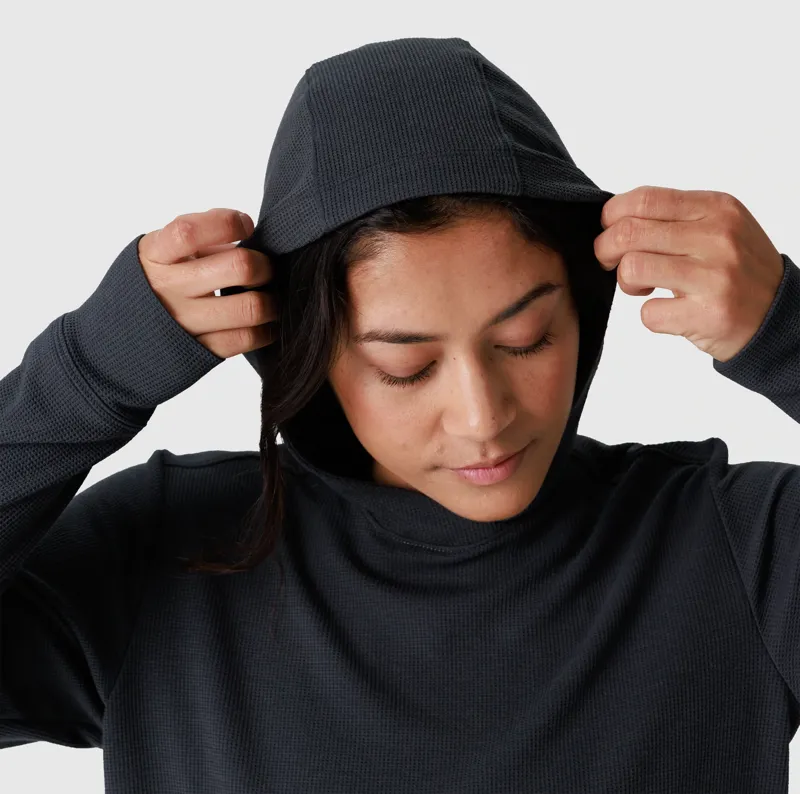 Outdoor Research Eclipse Waffle Hoodie Womens in Storm-5