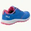 Jack Wolfskin Woodland Texapore Low Kids in Blue/Coral - UK 2.5