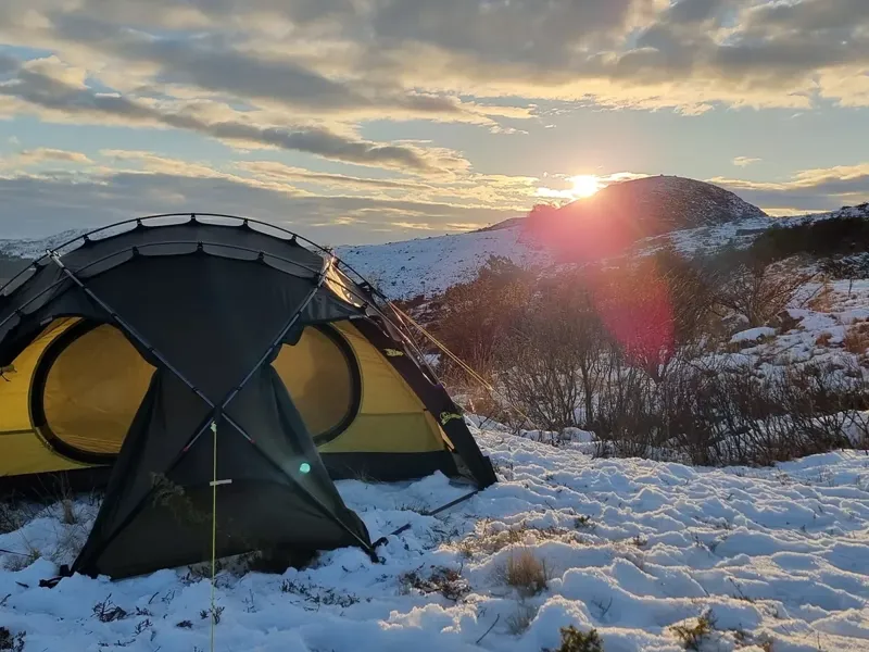 Nortent Vern 2 Silnylon 4S Tent with Footprint in Army Green-7