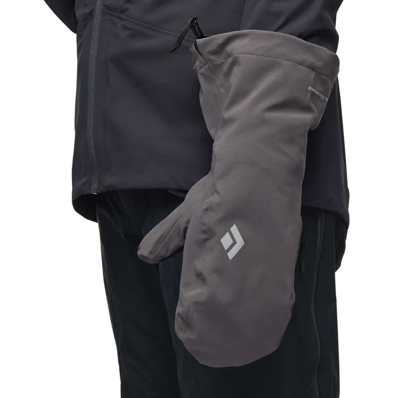 Black Diamond Waterproof Overmitts in Smoke-1