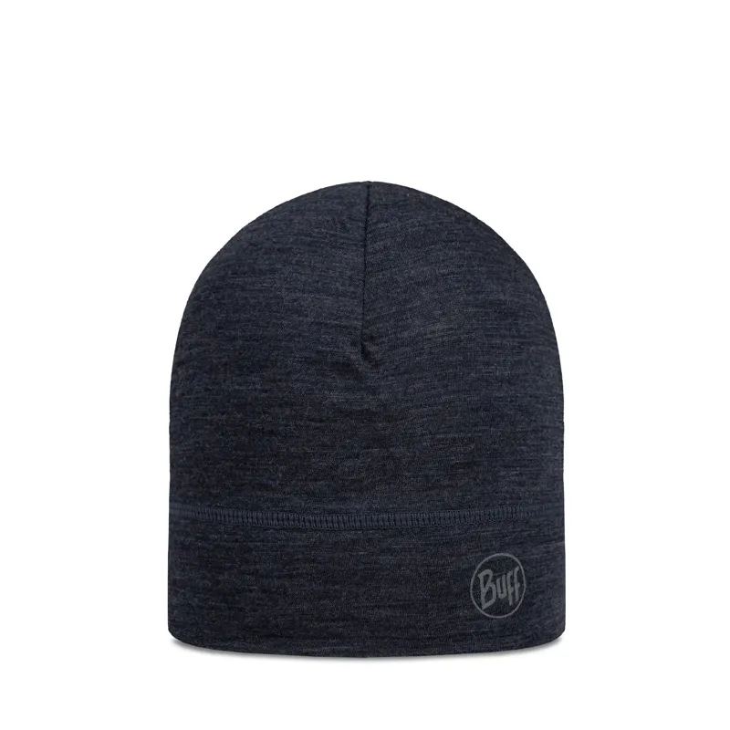 Buff Lightweight Merino Wool Hat in Solid Night Blue