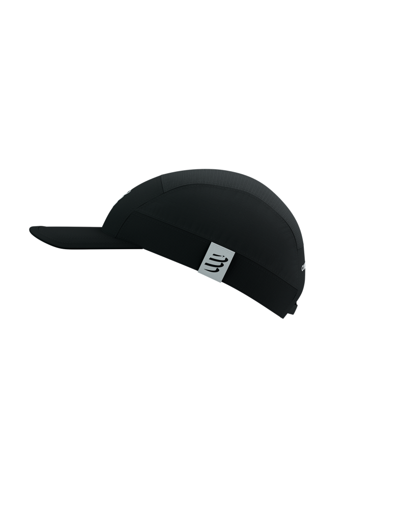 CompresSport 5 Panel Light Cap in Black-1