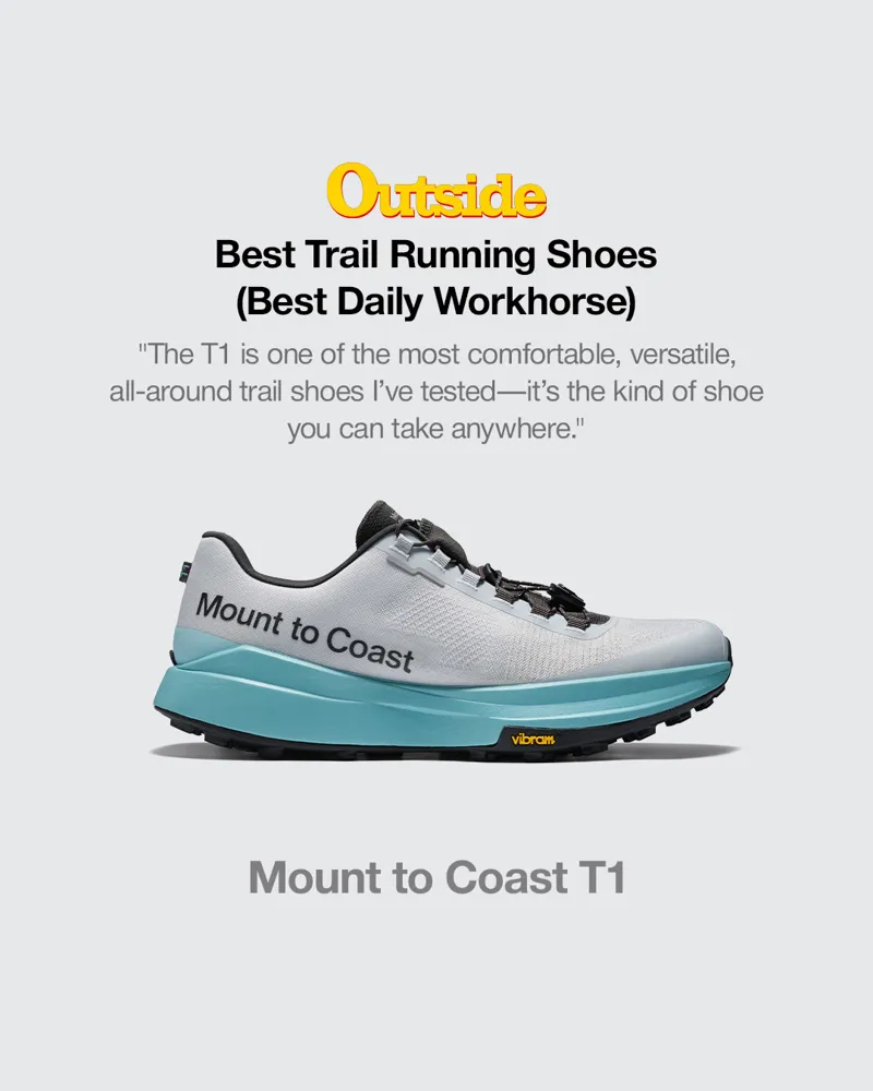 Mount To Coast T1 Trail Running Shoe Womens in Dune-11
