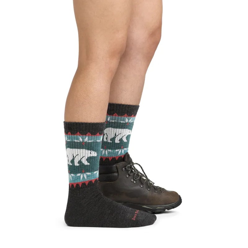 Darn Tough Vanna Grizzle Midweight Hiking Sock Womens in Charcoal-4