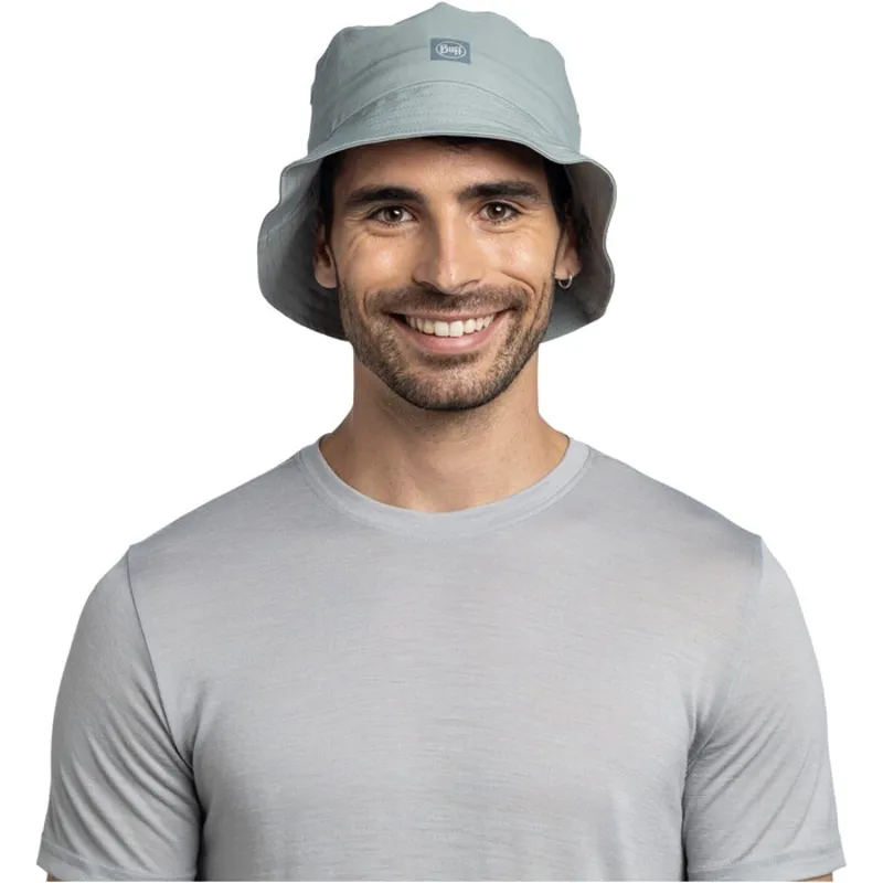 Buff Adventure Bucket Hat in Solid Flint-4